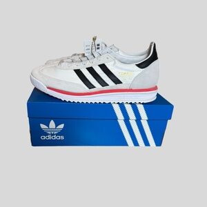 adidas White and Black Athletic Shoes